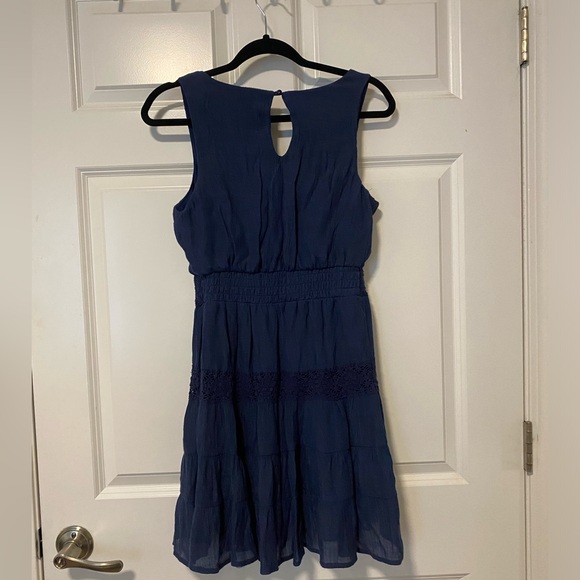 Blue Summer Mini Sundress - Picture 2 of 4